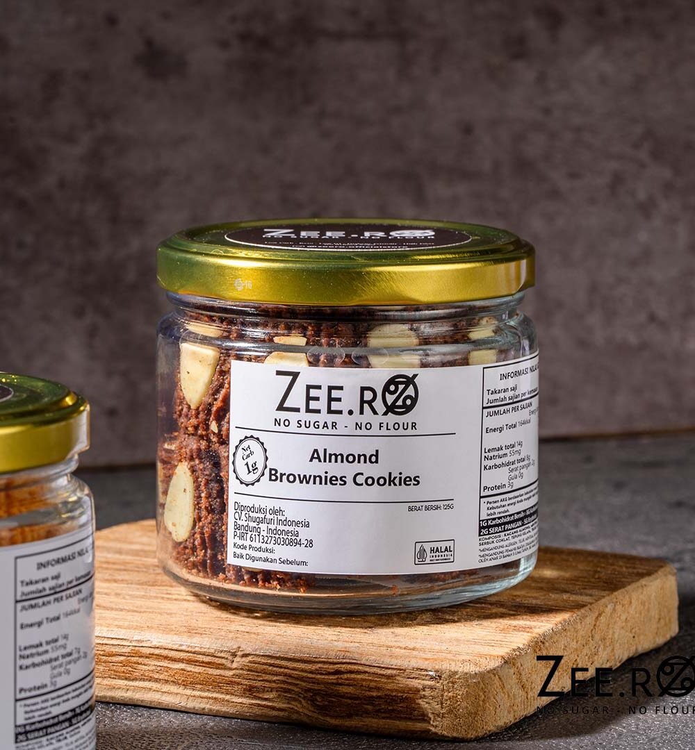 Zeero Almond Brownies Cookies