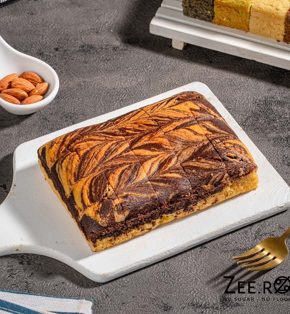 Zeero Almond Marble Cake