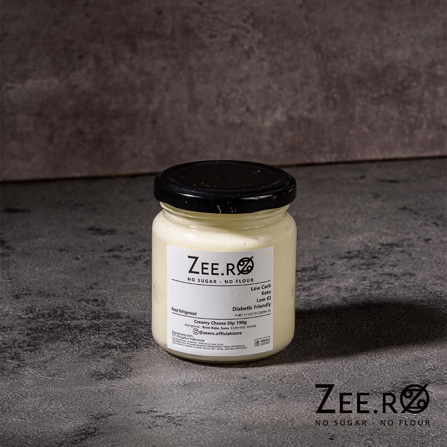 Zeero Creamy Cheese Dip / No Sugar / Low Carb/ Keto / Diabetic Friendly